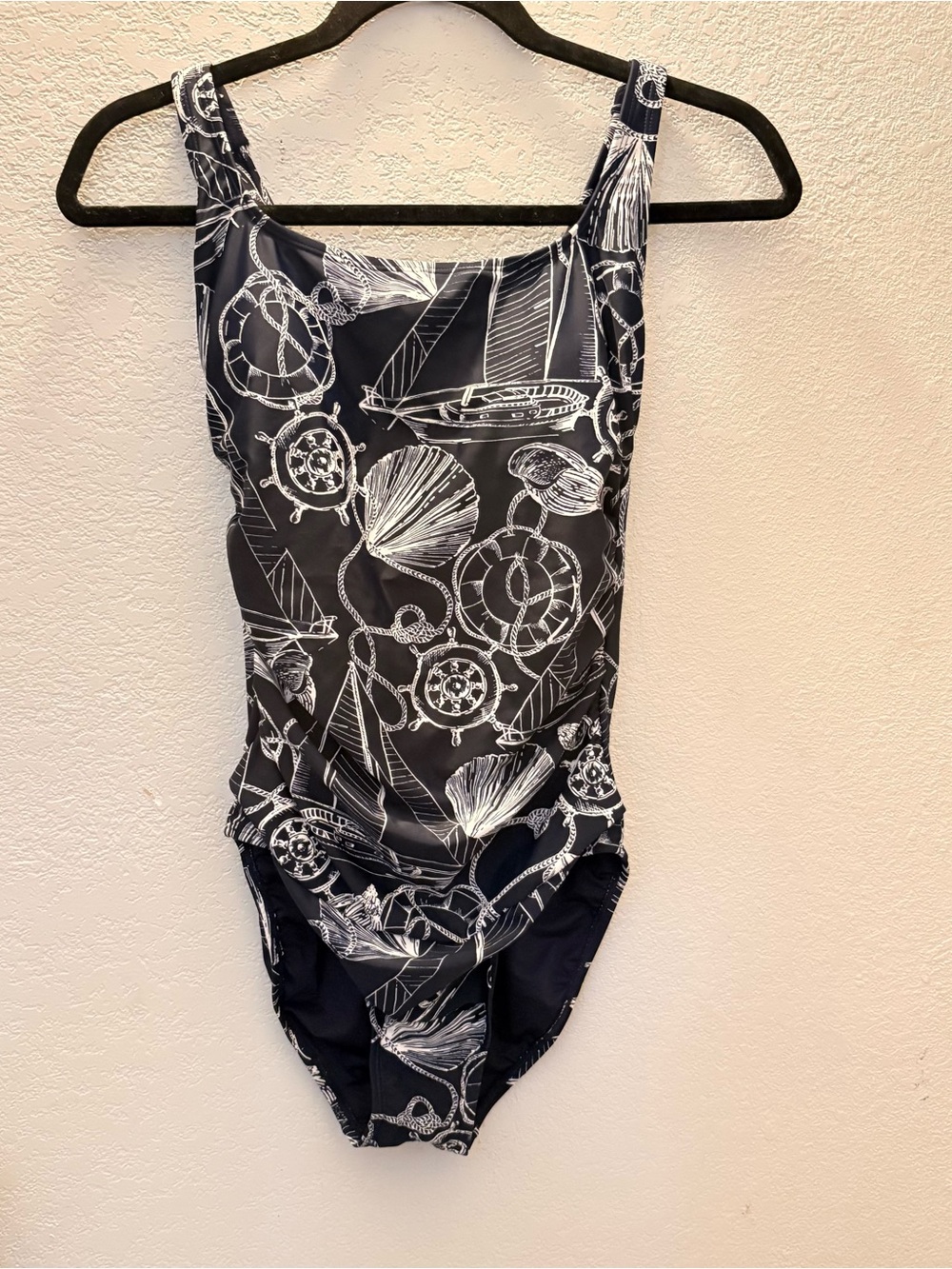 Náutica One Piece Navy Blue Swimsuit, NWOT, Size M
